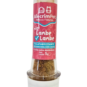 Mini lambe pulmão suíno 5g - Alecrim Pet