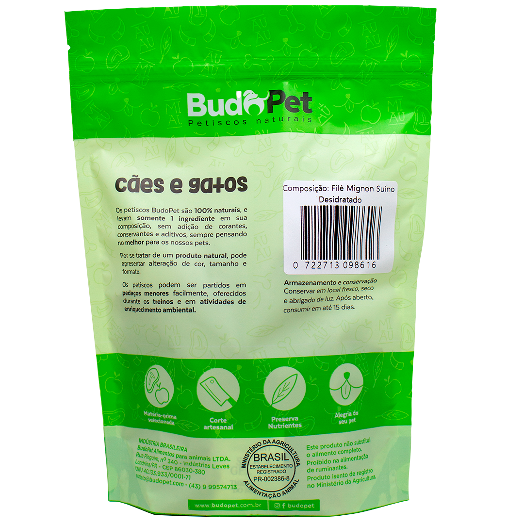Filé Mignon Suíno 80g - Budopet - Imagem 2