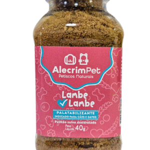 Lambe Lambe Pulmão suíno 40g - Alecrim Pet