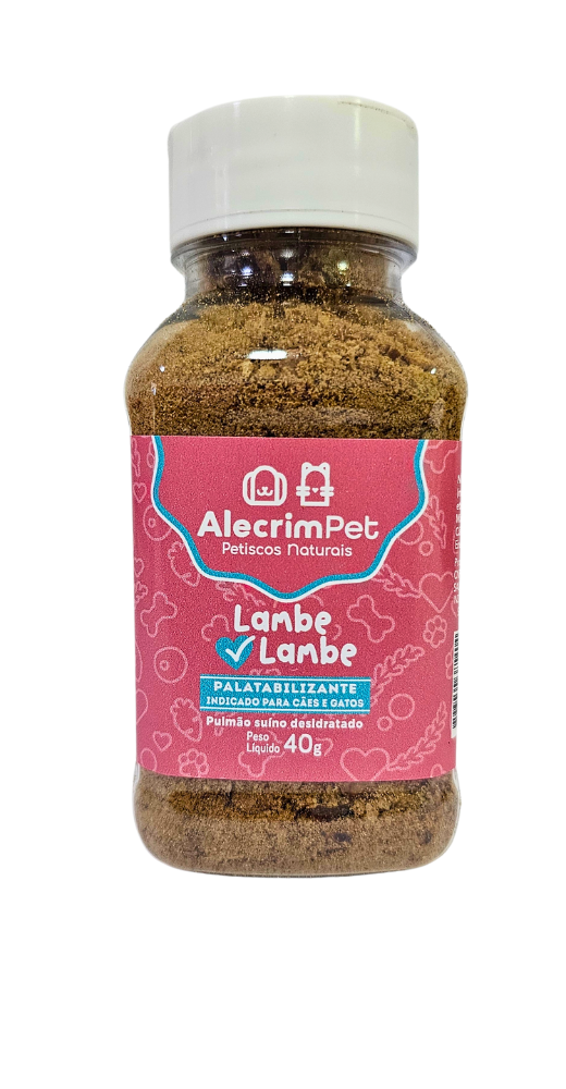 Lambe Lambe Pulmão suíno 40g - Alecrim Pet