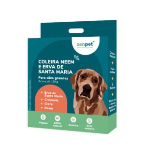 Coleira natural Neem Cães acima de 15kg - Zenpet