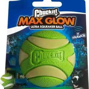 Max glow ultra squeaker ball M - Chuckit